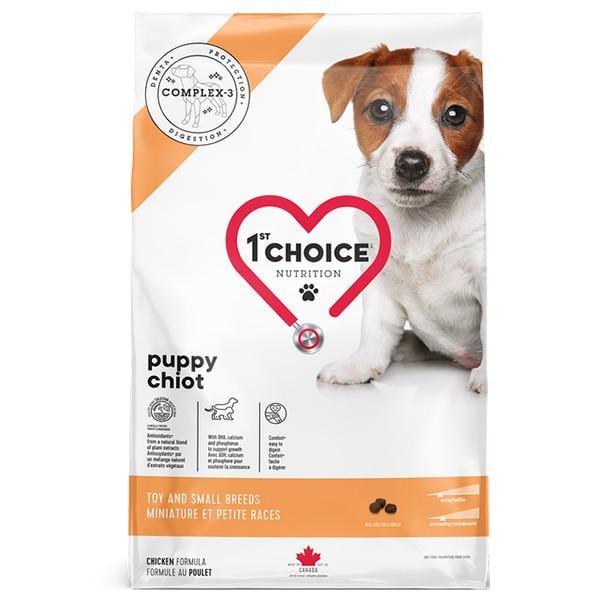 Корм сухой 1st Choice Puppy Toy&Small Chicken Суперпремиум для щенков мини и малых пород 2 кг