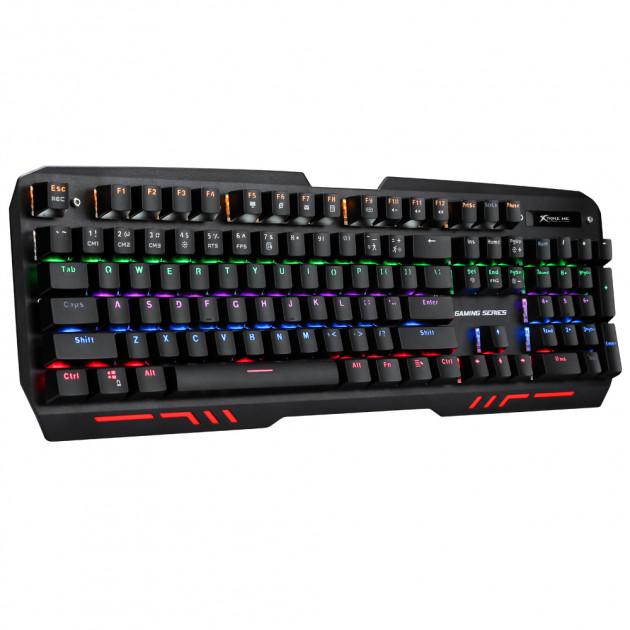 Игровая проводная клавиатура XTRIKE ME Mechanical Gaming GK-907 RGB Black