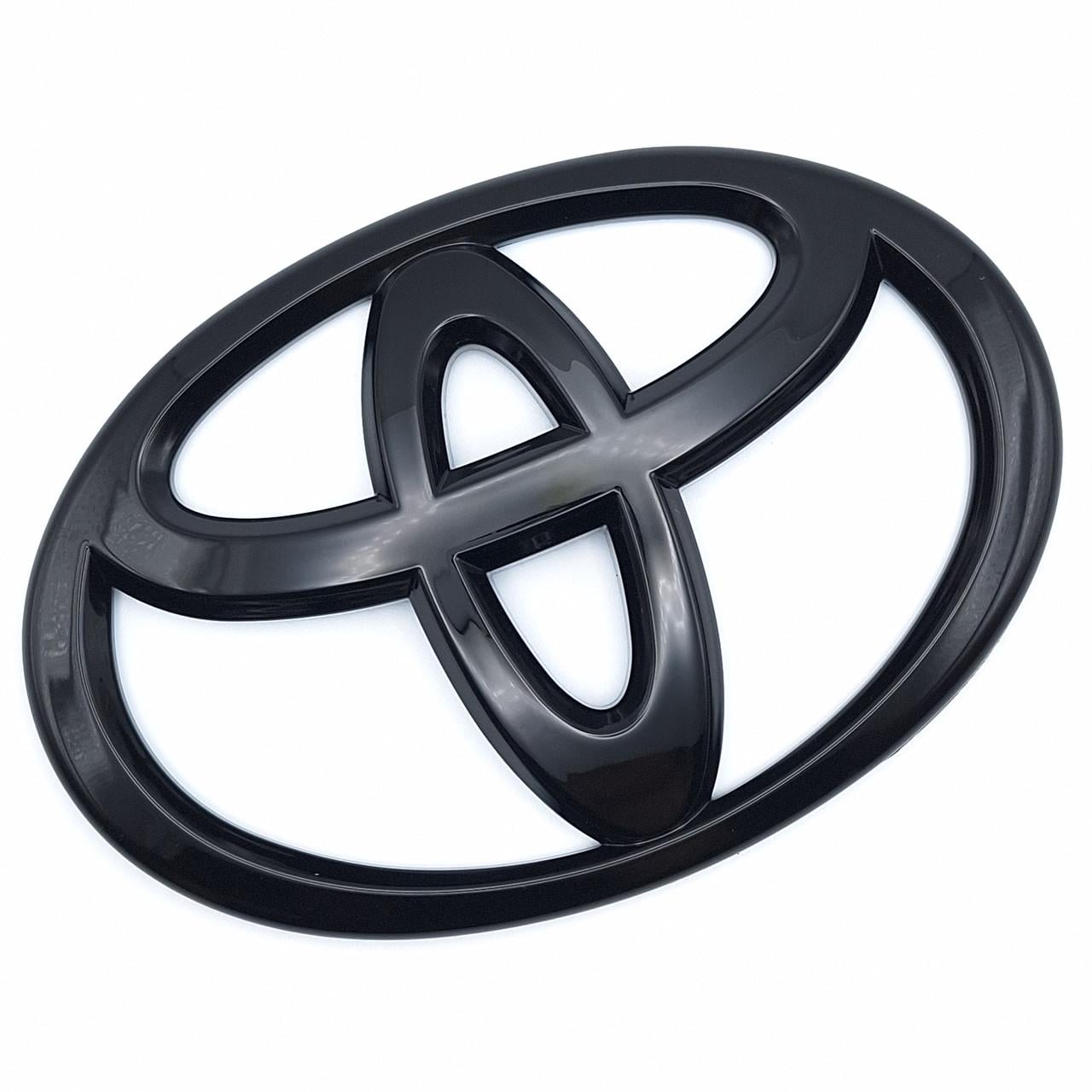 Эмблема Toyota 150х100 мм Черный глянцевый (2074710636)
