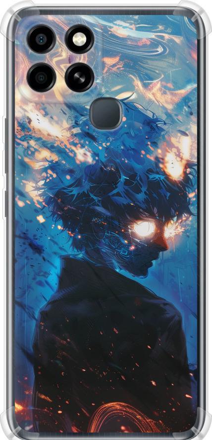Чехол на Infinix Smart 6 Сатору Годжо (6129sp-2758-42517)