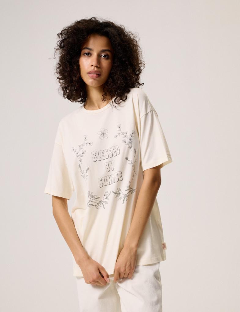 Футболка женская Diverse Lungi S Кремовой (5902598995759)