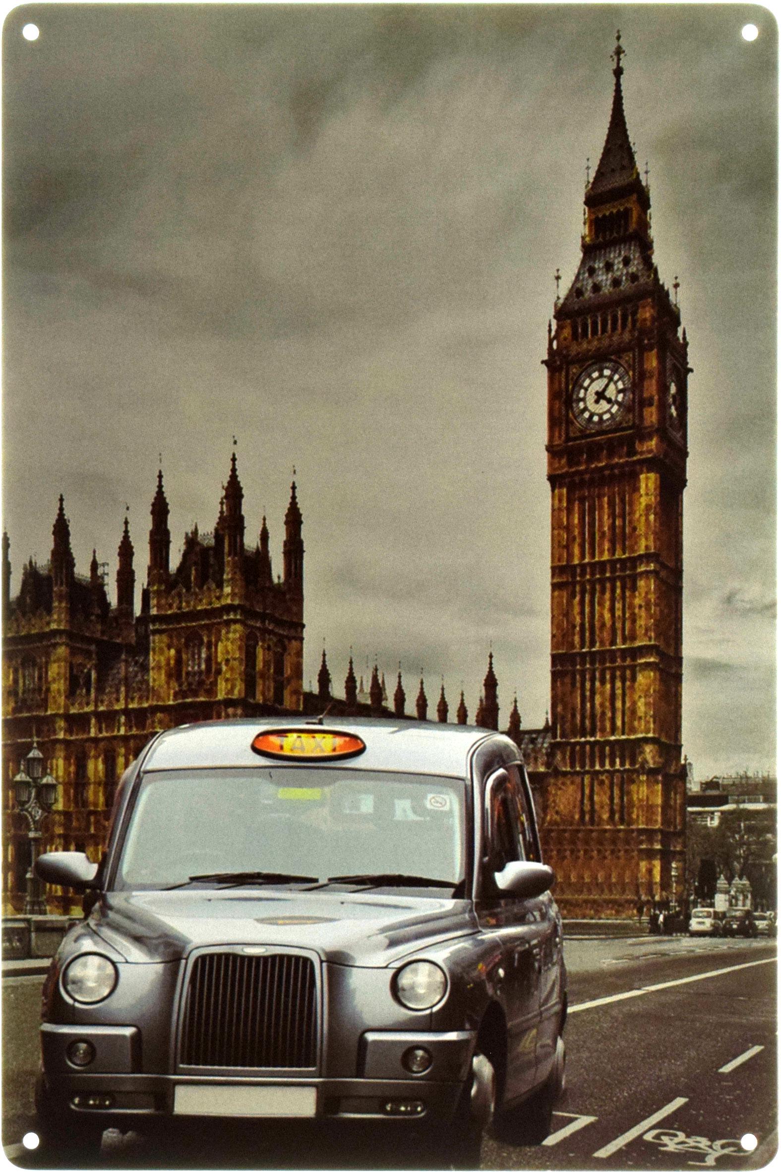 ᐉ Табличка металлическая Лондон Такси/London Taxi 20x30 см • Купить в  Киеве, Украине • Лучшая цена в Эпицентр