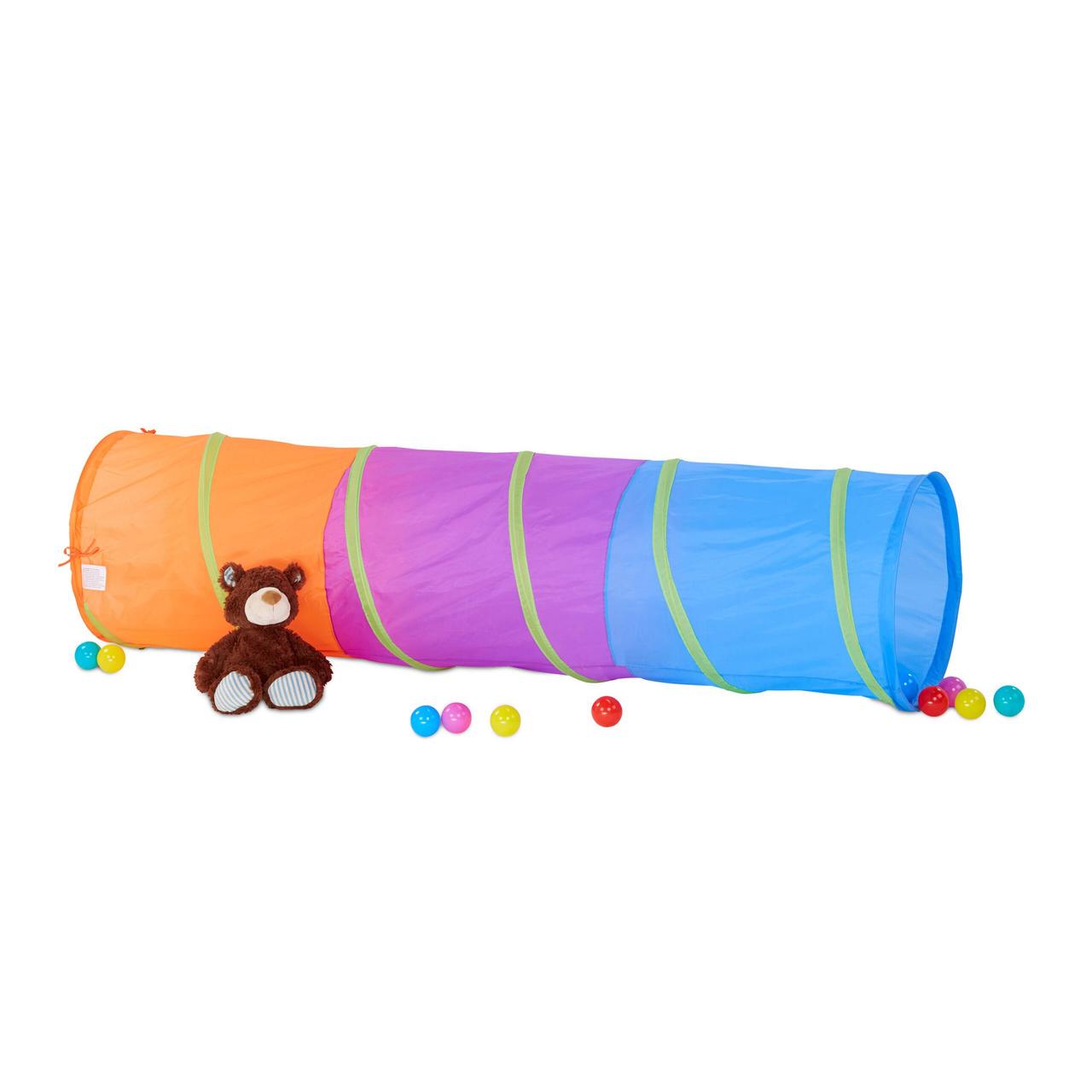 Туннель для детей Relaxdays 45x45x170 см Разноцветный