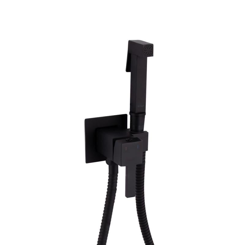 Набор для гигиенического душа Qtap Inspai-Varius QT259710842859NB прямоугольный Black Matt (35971226)