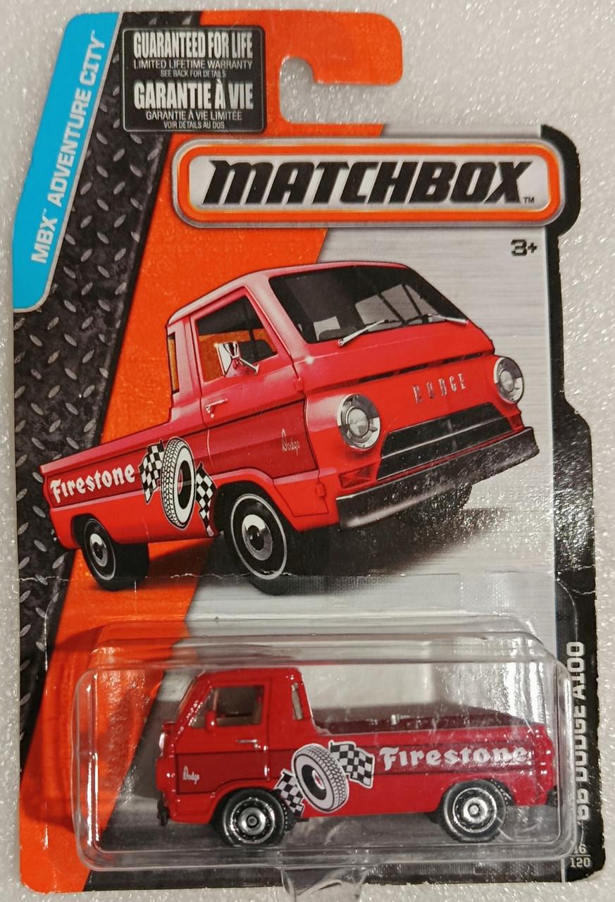 Игрушечная машинка Matchbox 66 Dodge A100 2015 MBX Adventure City №16 (CFV90)