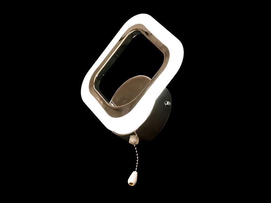 Настінний світильник світлодіодний A8060-1HR-LS 12W Хром (1518332750) - фото 3