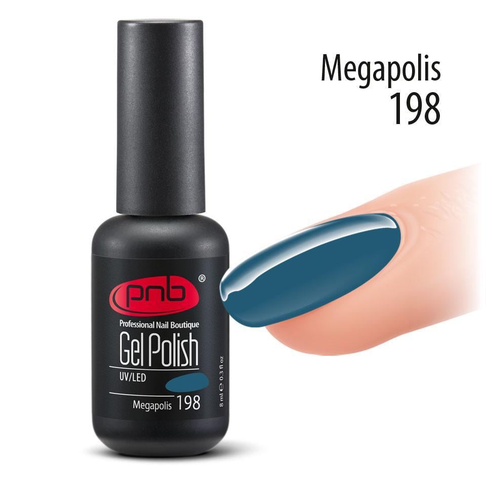Гель-лак PNB № 198 MEGAPOLIS 8 мл