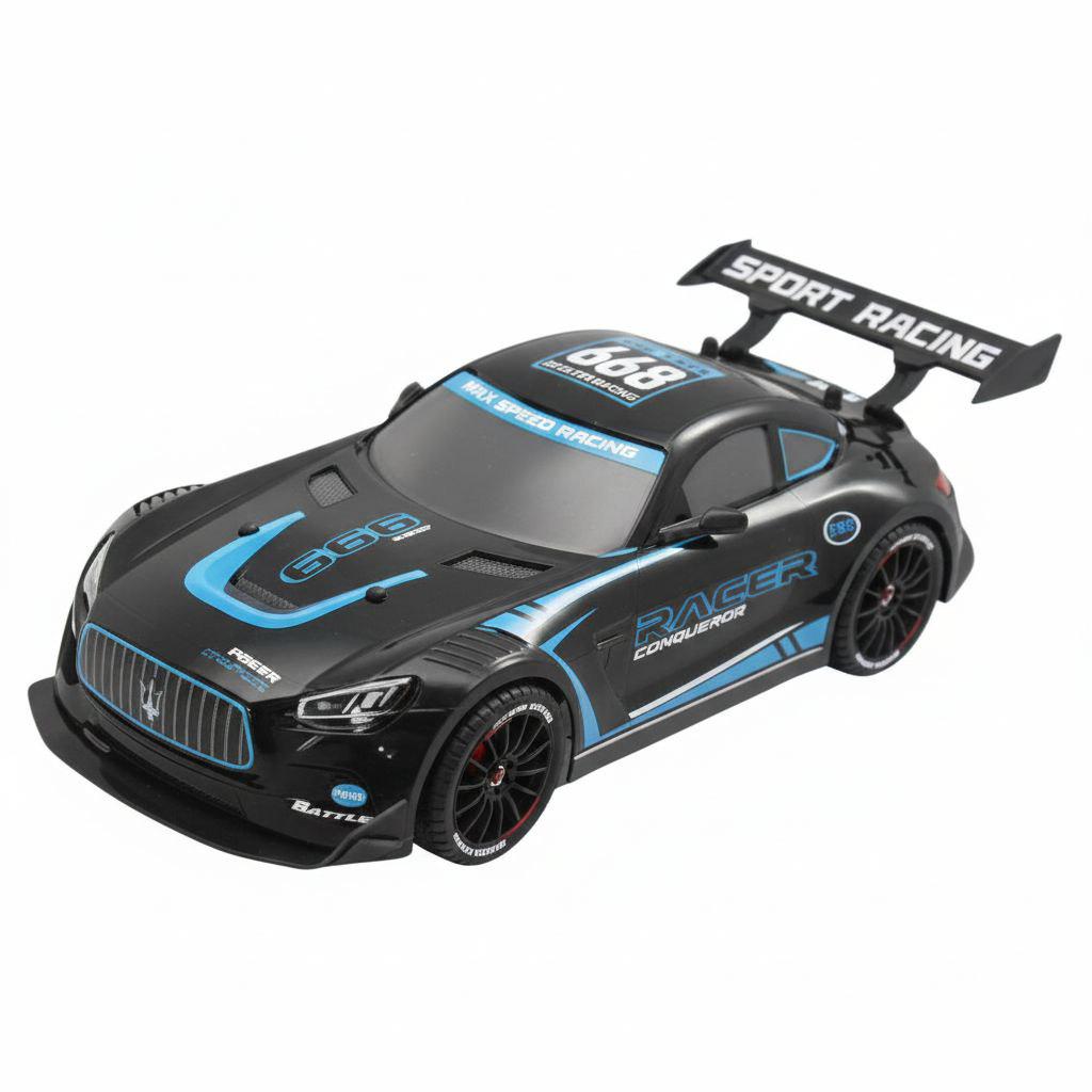 Радиоуправляемая машина дрифт YF 668 RC 4-02 4WD 2 комплекта колес 7,4V Синий (30770662)