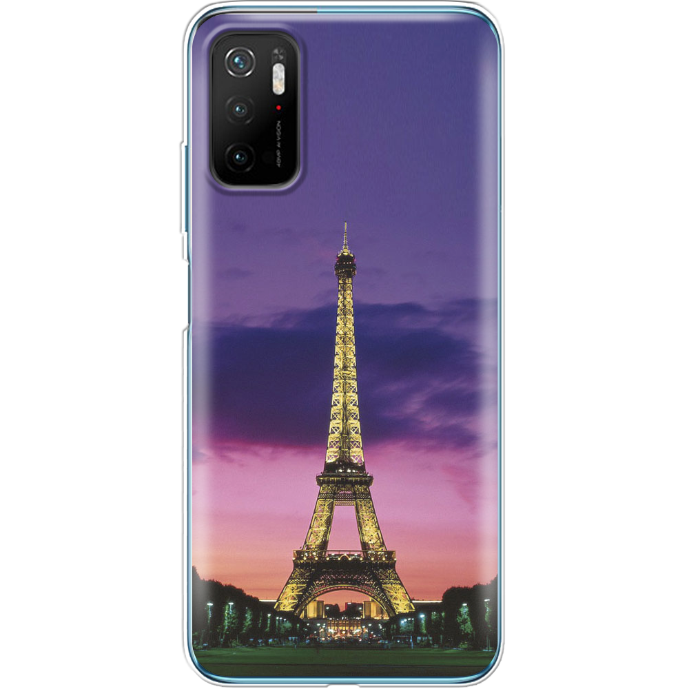 Чохол BoxFace Poco M3 Pro Опівночі в Парижі Прозорий силікон (42474-up964-42474)