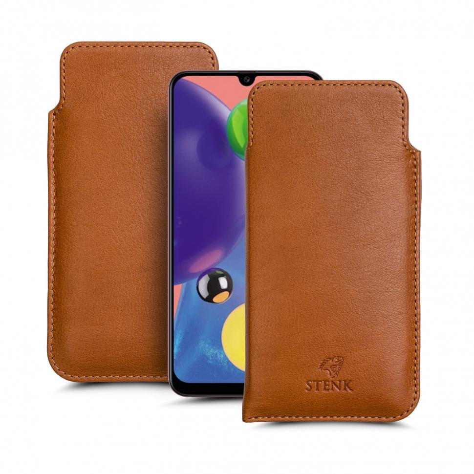 Футляр Stenk Elegance для Samsung Galaxy A70s Camel (66051)