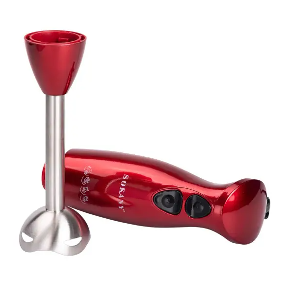 Блендер погружной ручной Sokany SM-5011 Красный - фото 5 Блендер погружной ручной Sokany SM-5011 Красный - фото 5