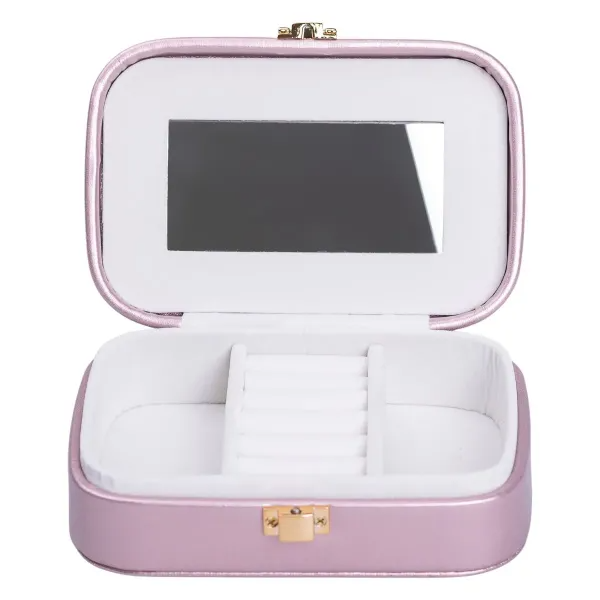 Ящик-органайзер для украшений с накидным замком 15х10х5 см Лаванда