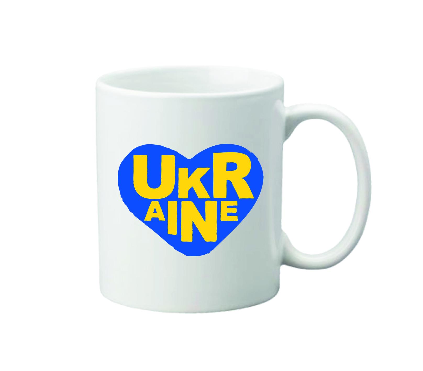 Чашка с принтом Украина 330 мл (23503377)