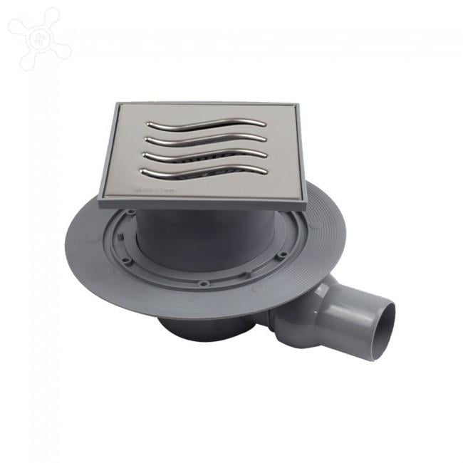 Трап для душа Pestan Confluo Tide-1 боковой 15x15 см (13000001)