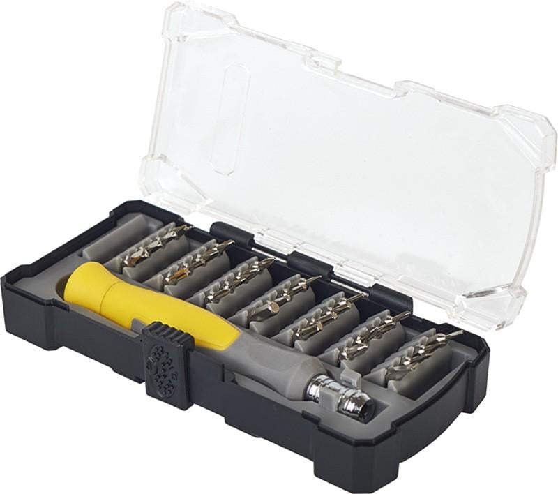 Набор бит насадок с отверткой Miol комбинированный 29 шт. (21531)