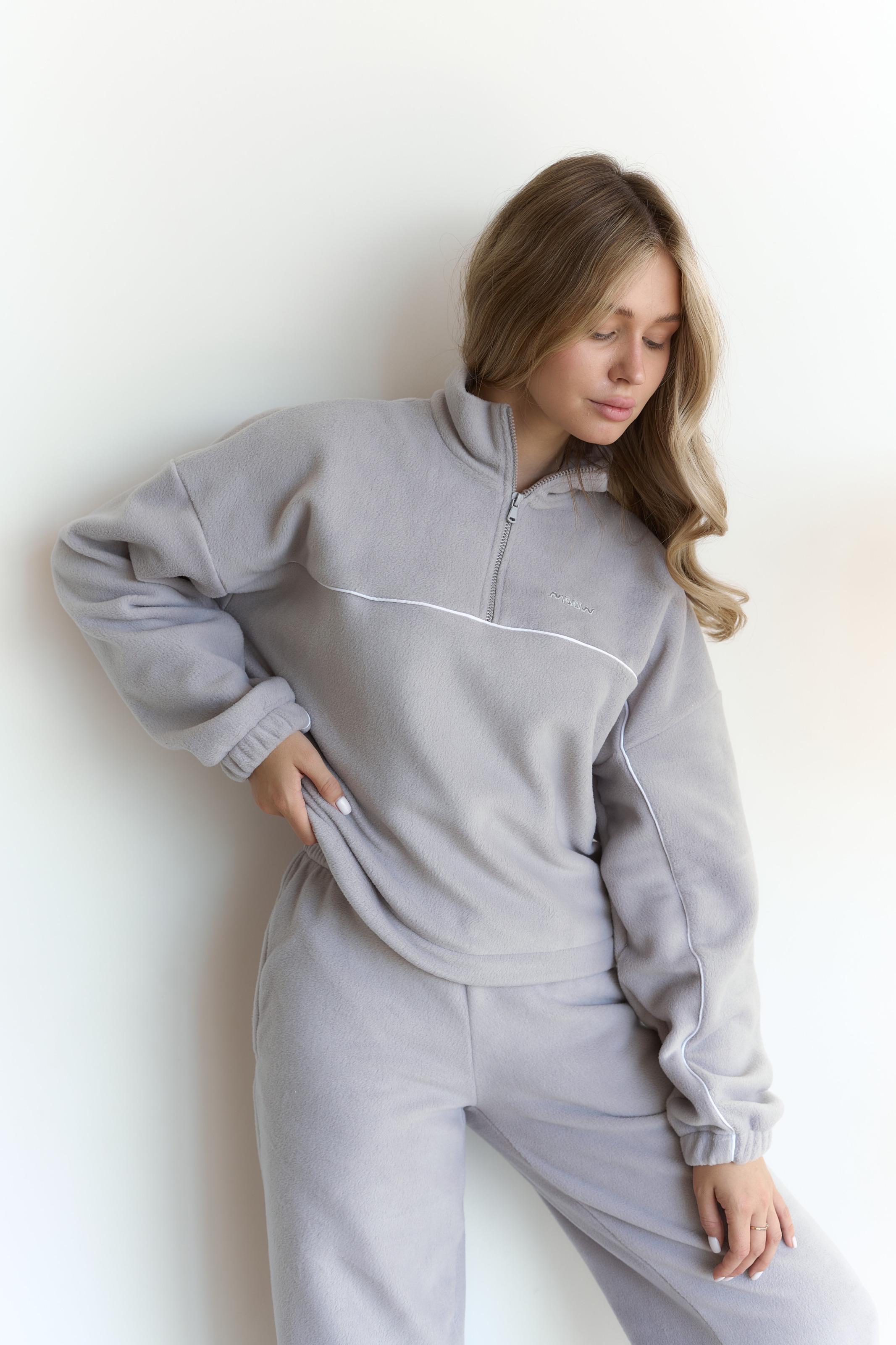 Костюм флісовий FLOW 3XL Світло-сірий (10104XXXL) - фото 5 Костюм флісовий FLOW 3XL Світло-сірий (10104XXXL) - фото 5