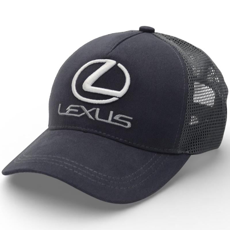 Бейсболка мужская автомобильная вышивка на сетке Lexus BTH20884 One size Темно-серый (301488)
