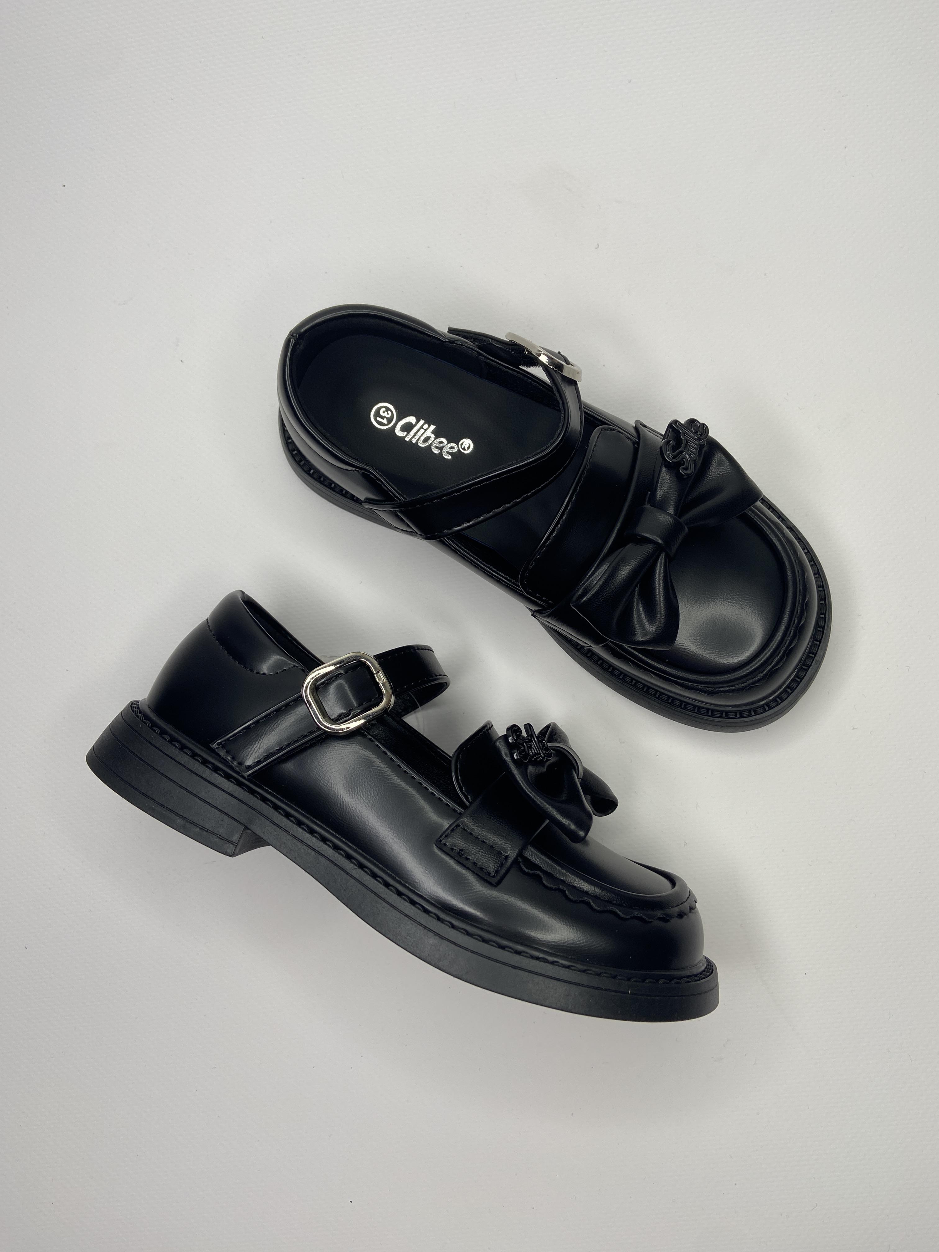 Туфлі для дівчаток ТМ Clibee 451245 р. 31 19 см Чорний (28106349) - фото 3 Туфлі для дівчаток ТМ Clibee 451245 р. 31 19 см Чорний (28106349) - фото 3