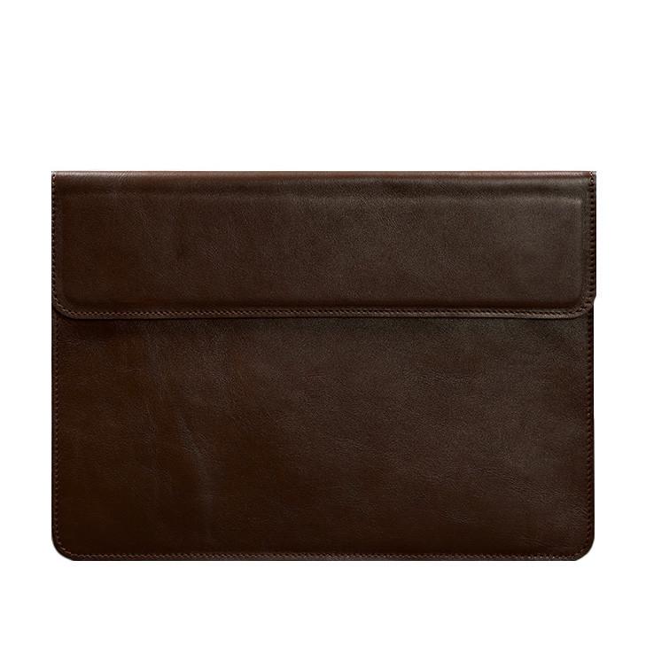 Чохол-конверт шкіряний на магнітах для MacBook 14" Бордовий (A-027591) - фото 1