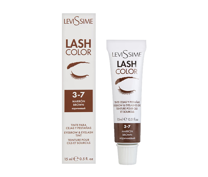 Фарба для брів та вій LeviSsime Lash Color №3.7 15 мл Brown (011090)