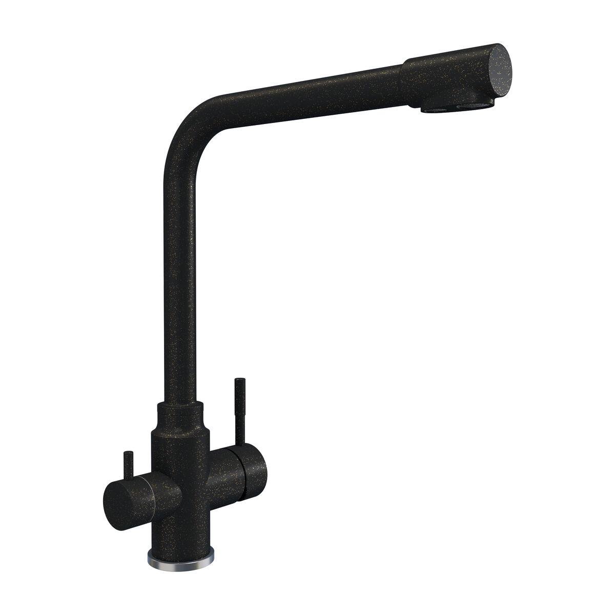 Смеситель под фильтр Platinum KT 8201 Черный/Gold (8626) Смеситель под фильтр Platinum KT 8201 Черный/Gold (8626)