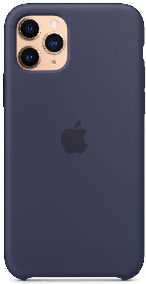 Чохол оригінальний силіконовий Silicone Case MWYW2ZM/A для Apple Iphone 11 Pro Max (6.5") Midnight Blue - фото 1