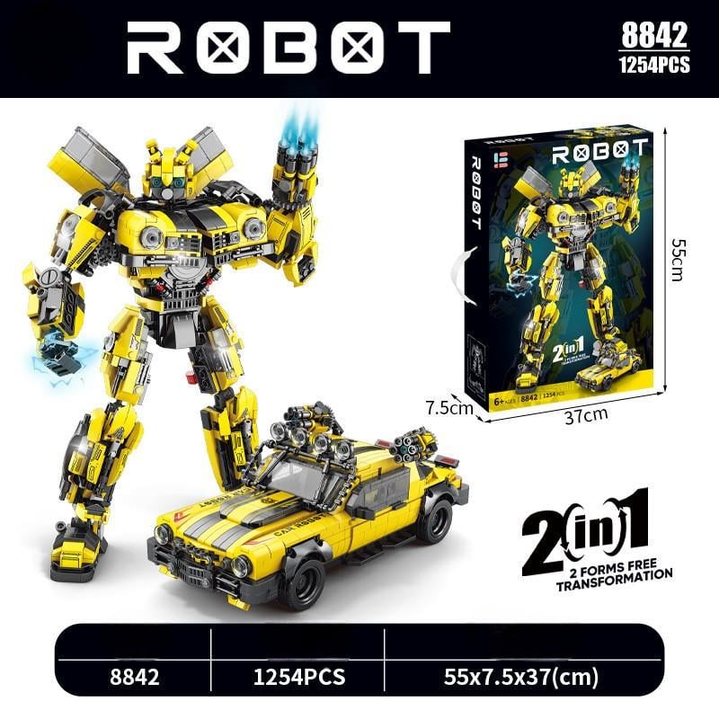 TRANSFORMERS コレクターズエディション 2台セット ᐉ Конструктор Робот трансформер Бамблби 2в1 1254 дет. Желтый