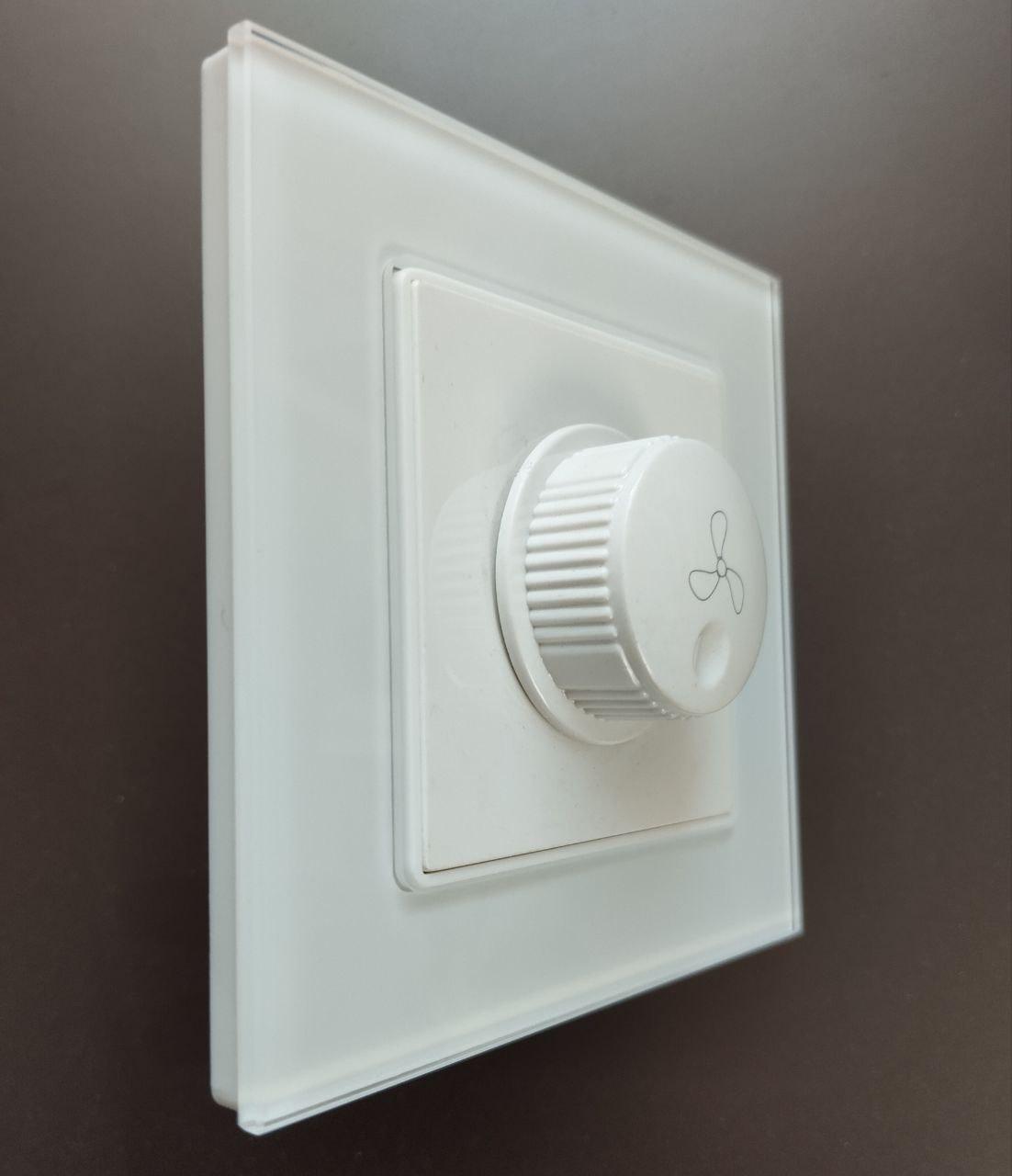 Регулятор оборотов вентилятора Glass стеклопластик White (27159102) - фото 6 Регулятор оборотов вентилятора Glass стеклопластик White (27159102) - фото 6