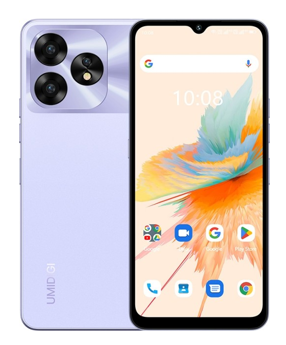 Смартфон Umidigi A15 8/256Gb 5000 mAh NFC Purple (00336)