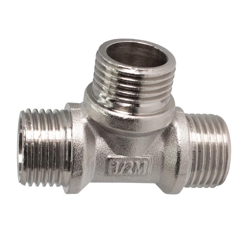 Тройник никелированный Remi ЗЗЗ 1/2”