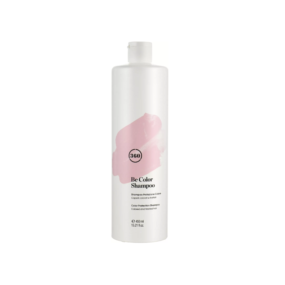 Шампунь для фарбованого волосся з ожиновим оцтом 360 Be Color Colored And Treated Hair Shampoo 450 мл