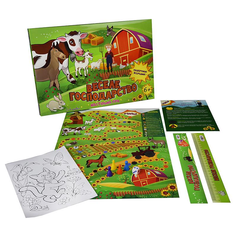 Настільна гра Strateg Веселе господарство 37x25,5x2 см (MTT-90324)