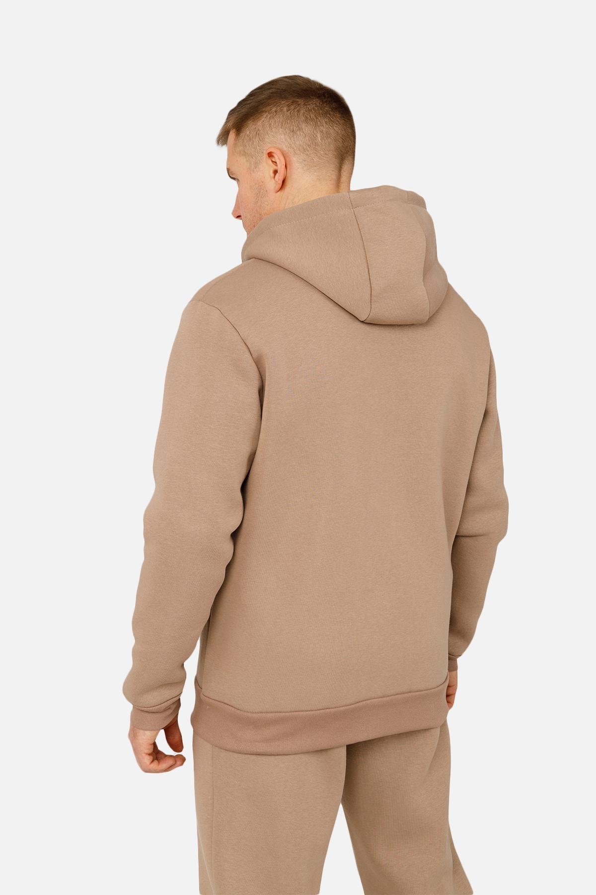 Толстовка чоловіча на блискавці ЦБ-00254629 р. 50 Капучино (SKT001005004) - фото 5