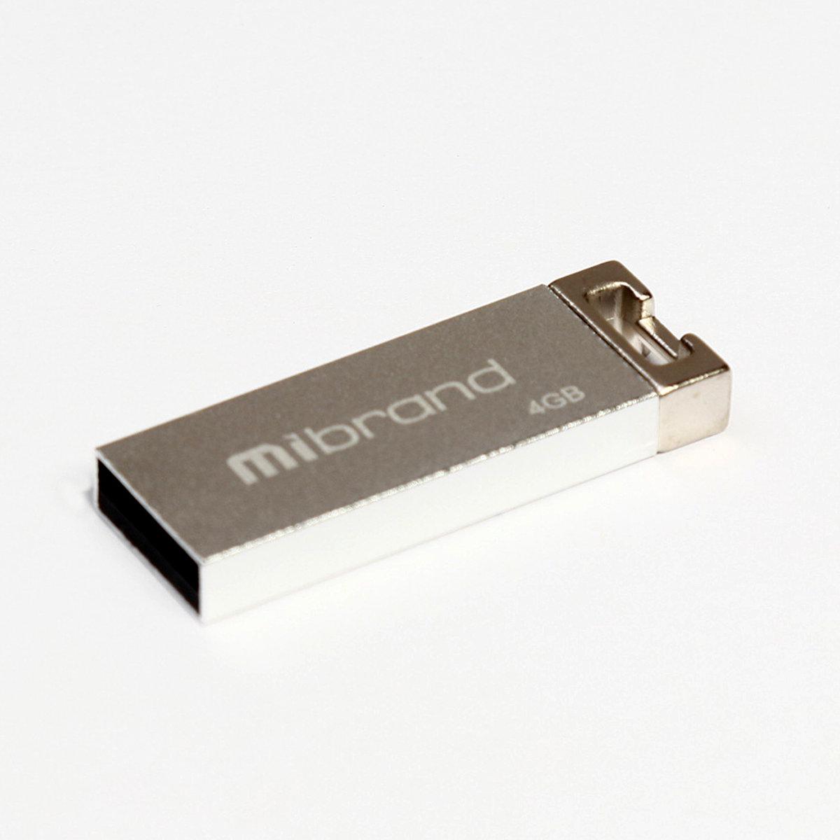 Флеш-пам'ять Mibrand MI2.0/CH4U6S USB 2.0 Chameleon 4 Гб Silver (10183771)