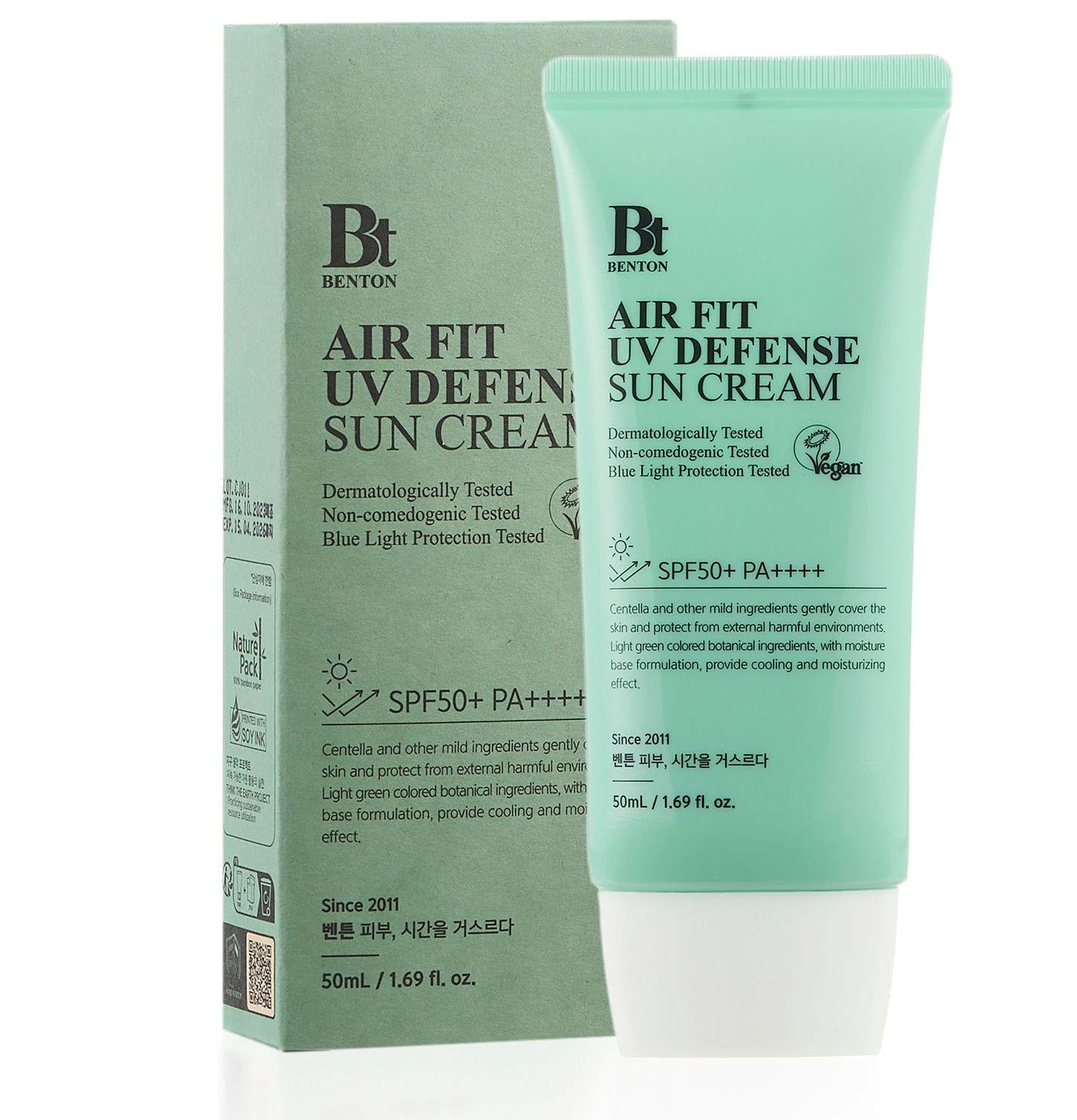 Крем сонцезахисний з Центелою Benton Air Fit UV defense Sun Cream SPF50+/PA++++ 50 мл