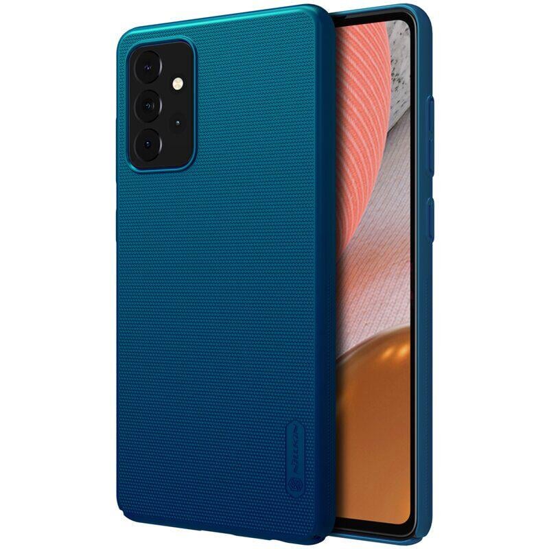 Чохол бампер Nillkin Super Frosted Shield для Samsung Galaxy A72 (2021) Blue - фото 2