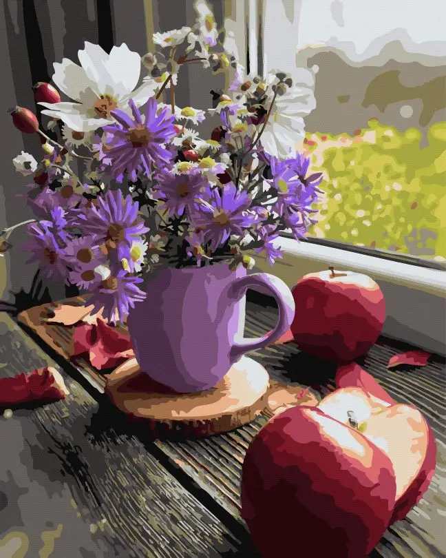 Картина по номерам Brushme Букет полевых цветов 40x50 см (BRM45450)