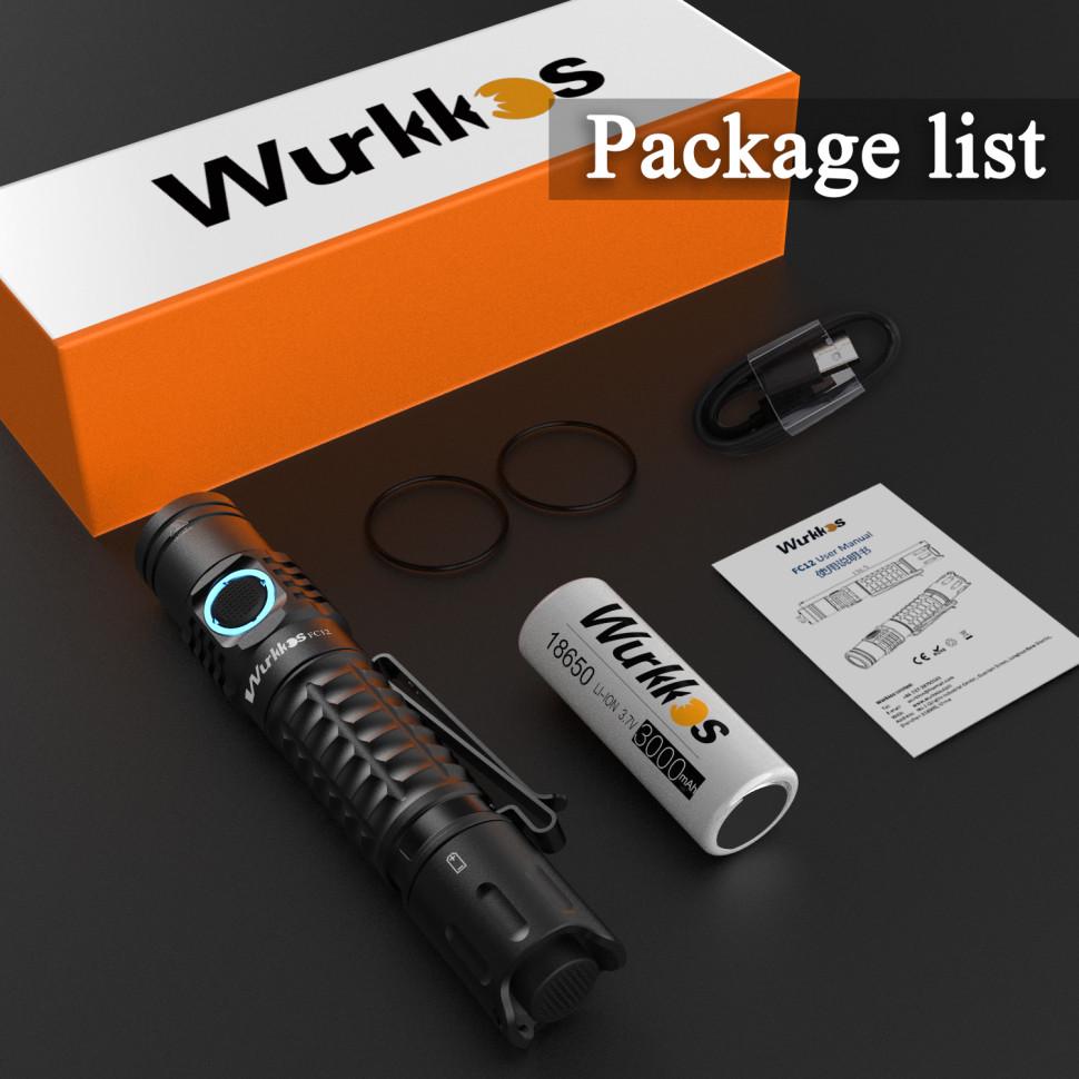 Фонарь Wurkkos FC12 SFT40 2000lm, черный - фото 5 Фонарь Wurkkos FC12 SFT40 2000lm, черный - фото 5