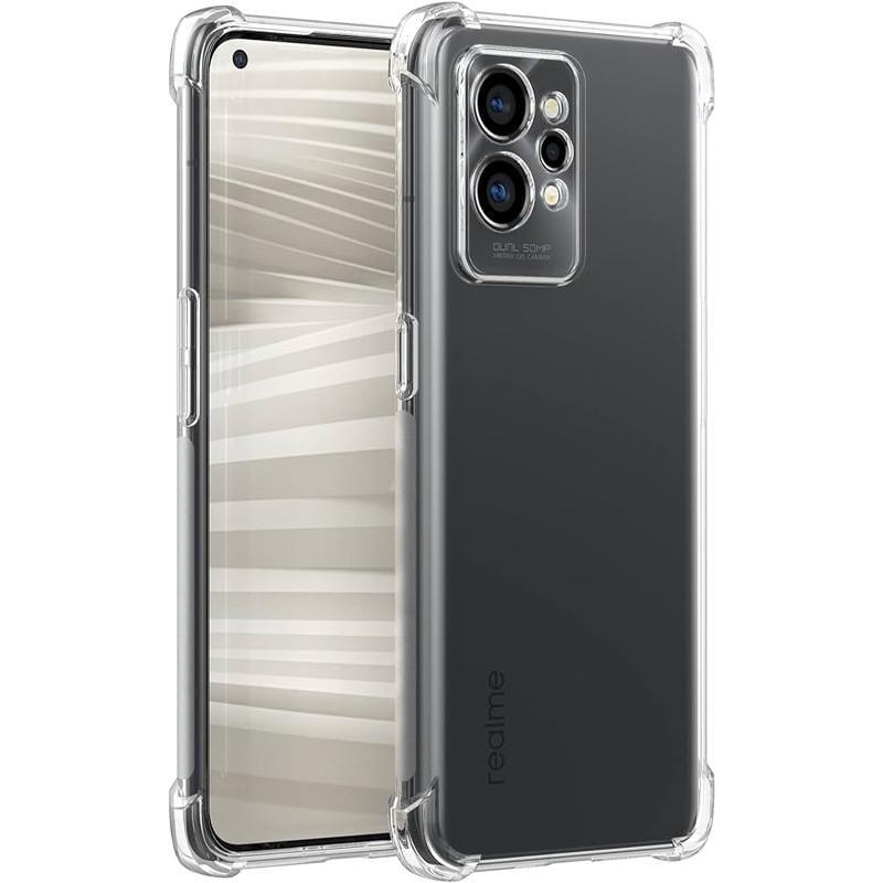 Противоударный TPU чехол GETMAN Ease logo усиленные углы Full Camera для Realme GT2 Прозрачный (Безцветный)