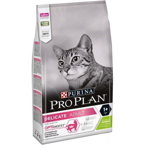 Корм сухий для котів з чутливим травленням PURINA Pro Plan Cat Delicate з ягням 3 кг (11236998) - фото 5