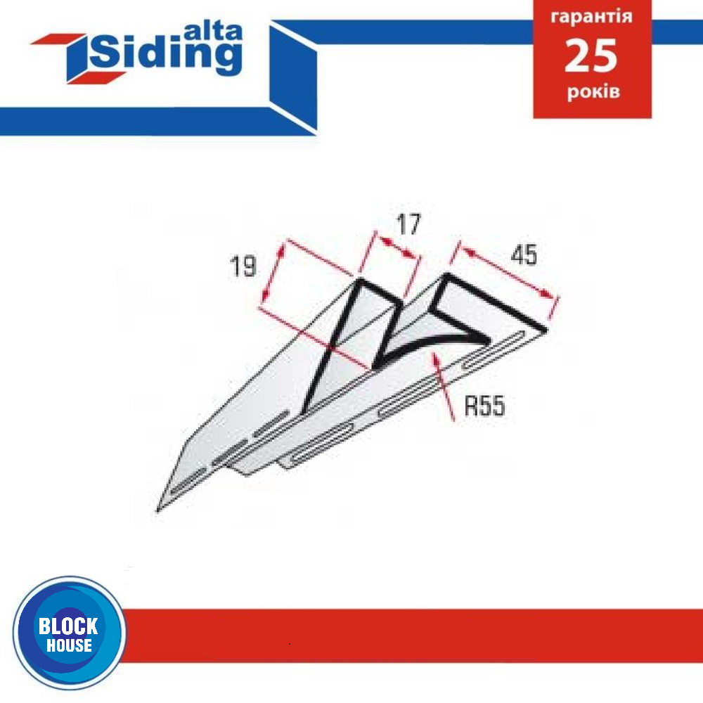 Внутренний угол для сайдинга ALTA BlockHouse SLIM Оливковый - фото 2 Внутренний угол для сайдинга ALTA BlockHouse SLIM Оливковый - фото 2