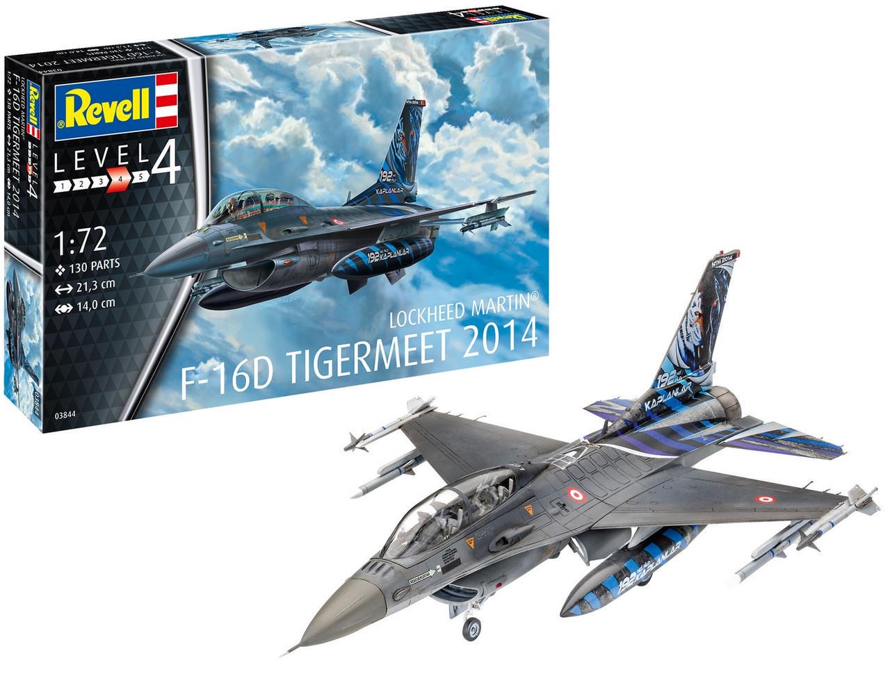 Збірна модель Revell Літак F-16D Tigermeet 2014 рівень 4/1:72 (RVL-03844) - фото 2