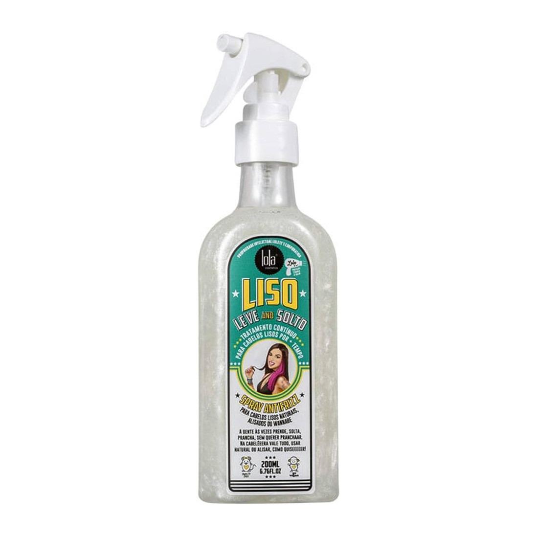 Спрей для выпрямления и гладкости волос LOLA Liso Leve and Solto Spray Antifrizz 200 мл