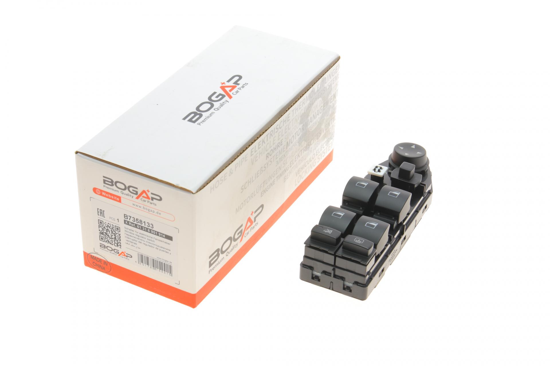 Кнопка стеклоподъемника BOGAP L BMW 5 E60 03-10 M57/N43/N47/N52/N53/N62 блок (B7358133) Кнопка стеклоподъемника BOGAP L BMW 5 E60 03-10 M57/N43/N47/N52/N53/N62 блок (B7358133)