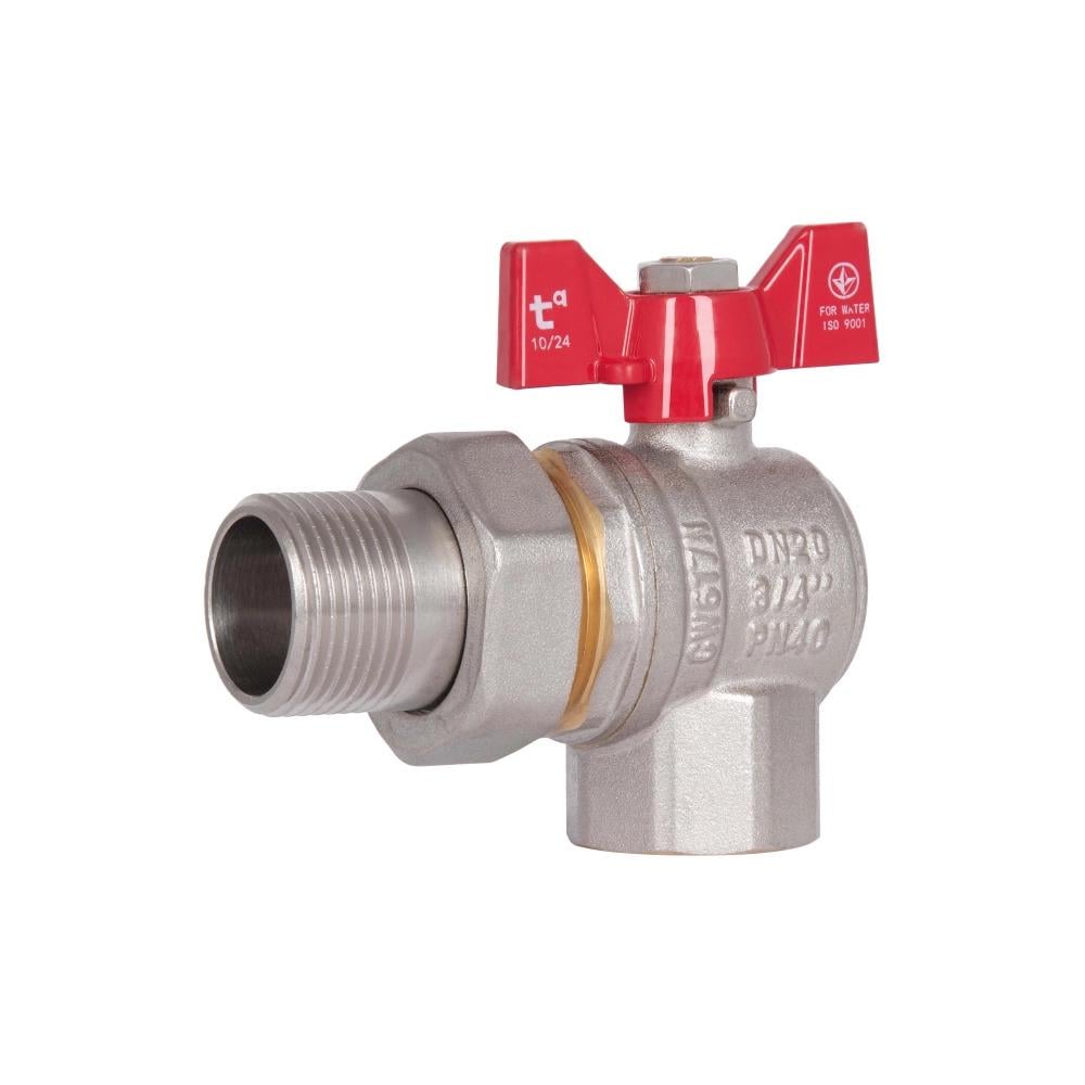 Кран шаровой Thermo Alliance Американка Standart угловой 3/4" ВЗ (SD222W20)