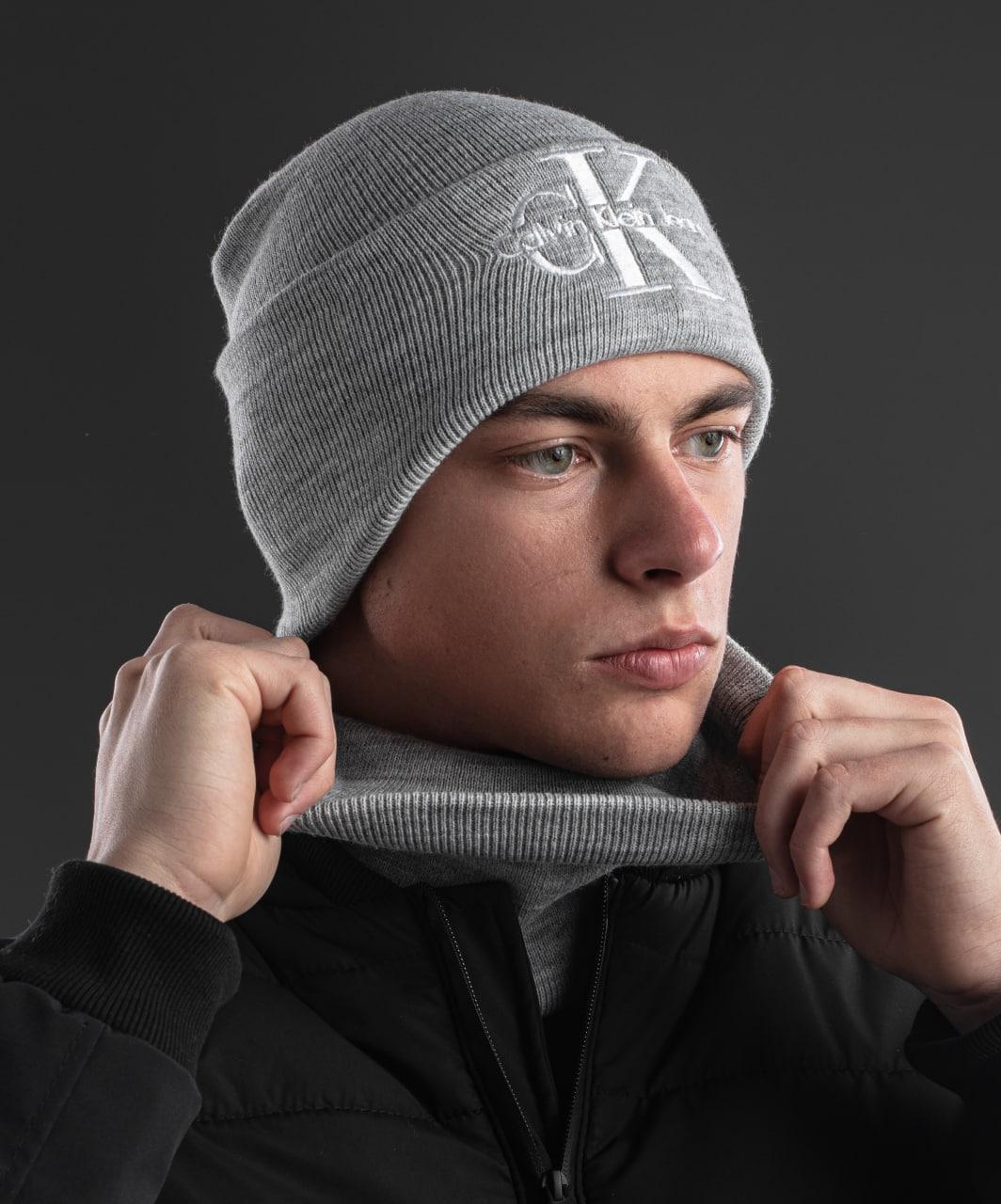 Шапка CK A88 Grey (7823)