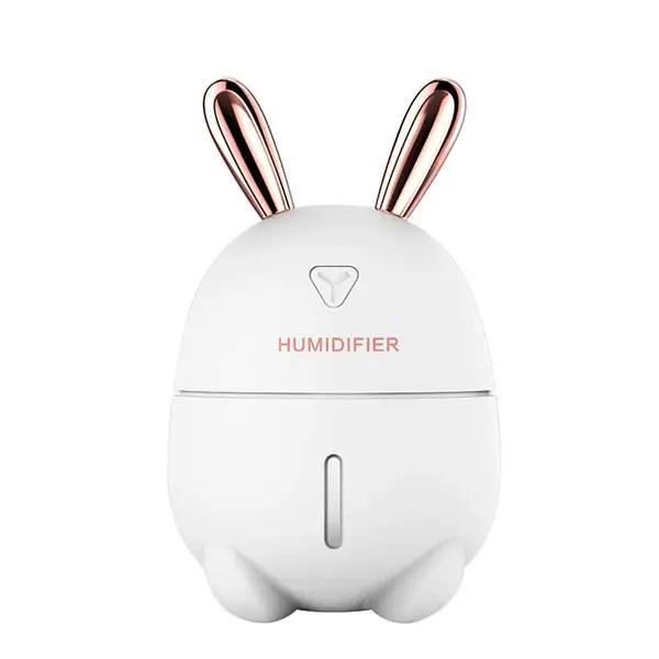 Зволожувач повітря Rias R808 Rabbit з RGB підсвічуванням 300 мл White (4_00507)