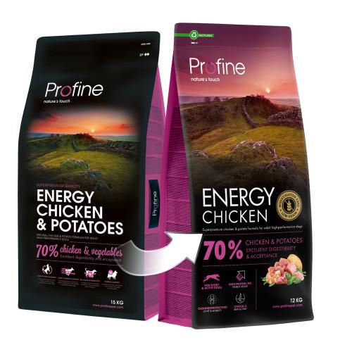 Корм сухий Profine Energy для активних собак усіх порід з куркою та картоплею 12 кг - фото 4