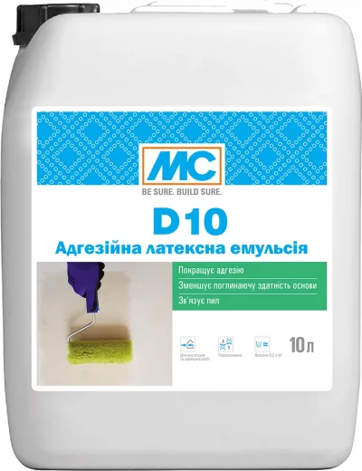 Эмульсия адгезионная латексная MC-Bauchemie D10 5 л Эмульсия адгезионная латексная MC-Bauchemie D10 5 л