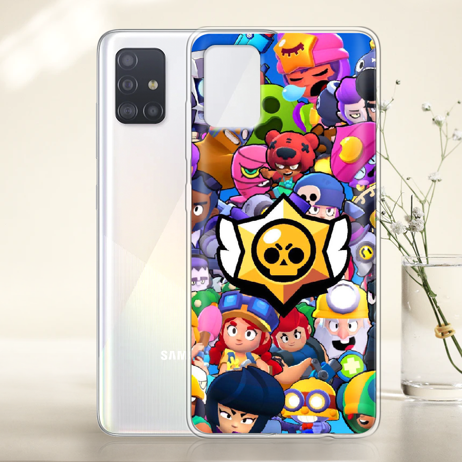 Чехол Boxface Samsung A515 Galaxy A51 Brawl Stars Прозрачный силикон (38808-up2389-38808) - фото 2